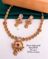 20 BH Designer Brass High Gold Plated Hasadi Set Wholesalers In Delhi
